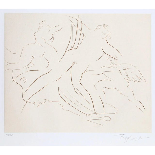 Artist: Reuben Nakian, American (1897 - 1986). Title: Myths and Legends: Plate III, Voyage to Crete. Year: 1979. Medium:...