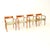 Vintage Danish Teak and Leather Dining Chairs by Arne Vodder from Sibast, 1960s, Set of 4 For Sale - Image 9 of 9