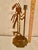 Native American Vintage Native American Tribal Deity Figure Kokopelli Signed Sculptural Patina Metal Candle Holder For Sale - Image 3 of 14