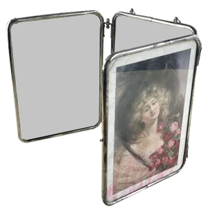 Mid-Century Folding Mirror, 1940s