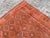 Vintage Overdyed Kilim Area Rug, Handwoven Wool, 6x10, Coral For Sale - Image 11 of 12