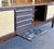 European Mid Century Modern Teak Credenza W/ Wicker Door Panels c.1960 For Sale - Image 4 of 5