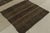 Traditional Vintage Square Kilim Rug in Beige-Brown Stripes, Black Striations For Sale - Image 3 of 7