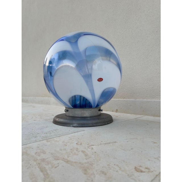 Murano Table Lamp from Mazzega, Italy, 1970s For Sale - Image 3 of 6
