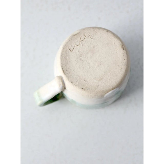 Vintage Studio Pottery Mug For Sale - Image 6 of 12