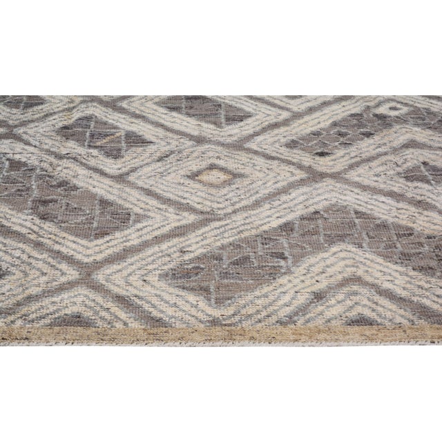 Contemporary Moroccan Sheba Hand Knotted Wool Rug,9'1"X12' For Sale - Image 4 of 6