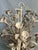 Antique Gustavian Style 6 Light White Tole Wild Flowers Chandelier For Sale In Washington DC - Image 6 of 12