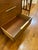 Wood 1950s Kent Coffey Tableu Mid-Century Modern Walnut Desk With Brass Accents For Sale - Image 7 of 11