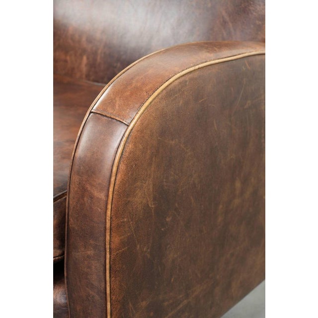 Club Chair in Sheepskin Leather For Sale - Image 11 of 15