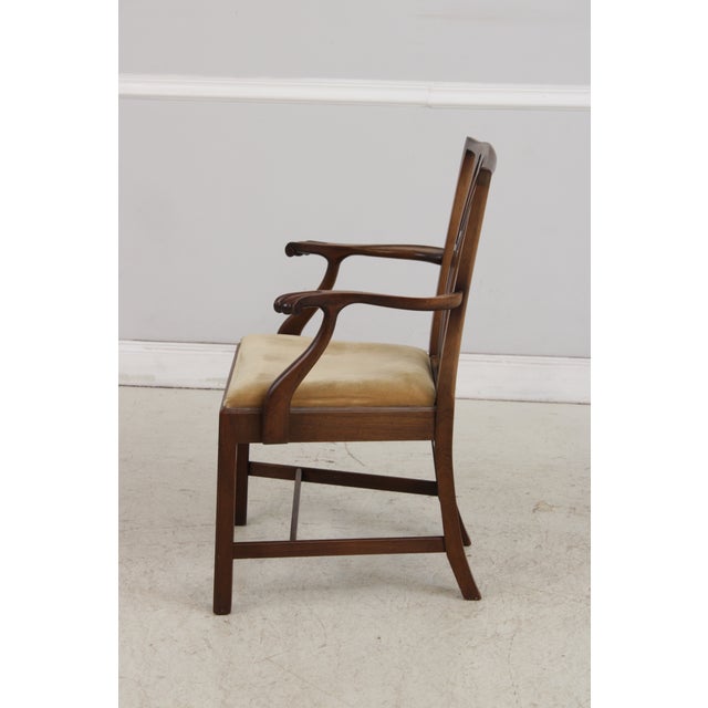 Set of 6 Biggs Mahogany Armchairs For Sale - Image 4 of 18