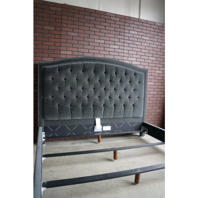 Timeless appeal with a sophisticated attitude best describe this King Upholstered Platform bed. Finely crafted by Ethan...