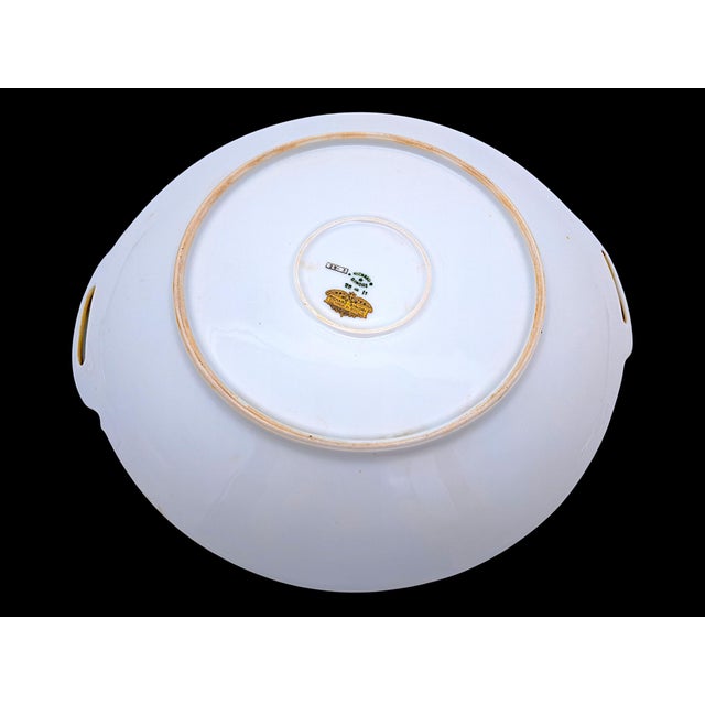 1920s Galli Rossi Tray with Three Stars in Porcelain by Richard Ginori for Pittoria di Doccia, 1920s For Sale - Image 5 of 9