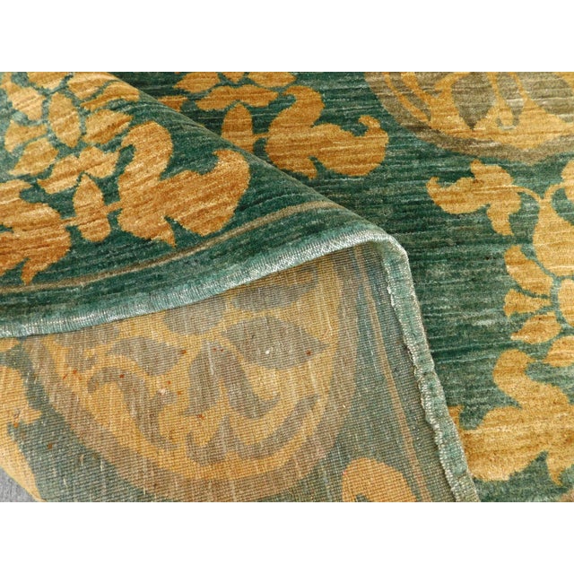 Vintage Handmade Wool Pile Rug. 12'2"x 12'3" For Sale - Image 17 of 18