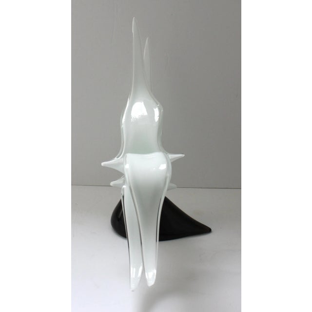 Licio Zanetti Soaring Birds Sculpture Licio Zanetti Murano Glass For Sale - Image 4 of 11