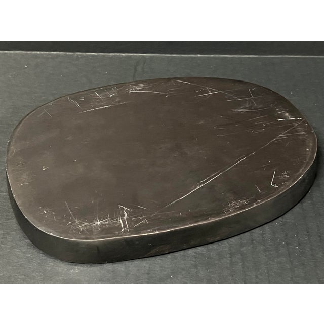 Late 20th Century Chinese Art Carved Stone Ink Pod For Sale In New York - Image 6 of 6