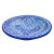 Early 20th Century Early 20th Century Blue Ceramic Plate WithMotif For Sale - Image 5 of 9