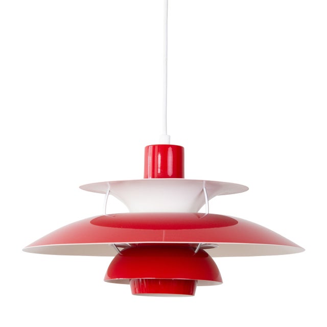 Vintage Danish PH 5 Lamp by Poul Henningsen for Louis Poulsen, 1990s For Sale