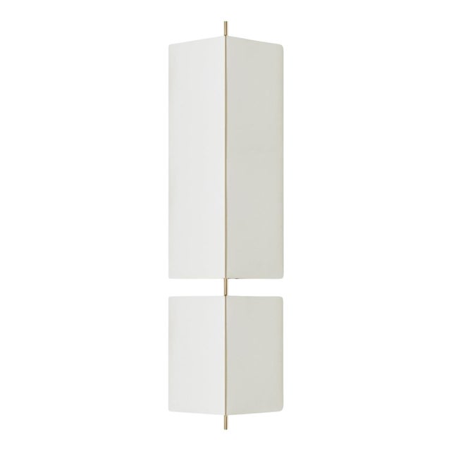 3T09 Bronze Structure and Ivory Fabric Wall Lamp by Neri & Hu for Cassina For Sale