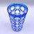 Art Deco Blue Cut-to-Clear Crystal Constellation Vase by Steven & Williams, 1930s For Sale - Image 6 of 18