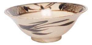 Chinese Ming Cizhou Rice Bowl, C. 1600