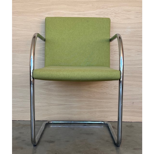 1930s Set of Six Mies Van Der Rohe Tubular Brno Chairs by Knoll For Sale - Image 5 of 12