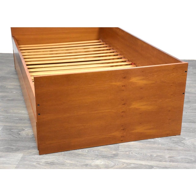 Teak Danish Twin Trundle Bed Chairish