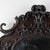 Rustic Early 20th Century Carved Oval Dark Oak Mirror From Portugal For Sale - Image 3 of 10