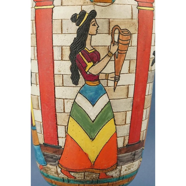 Vintage Ceramic Vase by Cima C.I.M.A. Deruta, 1930s For Sale - Image 16 of 18