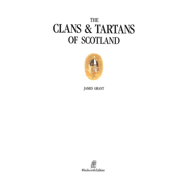 GRANT, James w/ 71 tartans Wordsworth Editions 1992 13 5/8" x 9 3/4" Classic 71 tartan swatch catalogue of Scottish clans