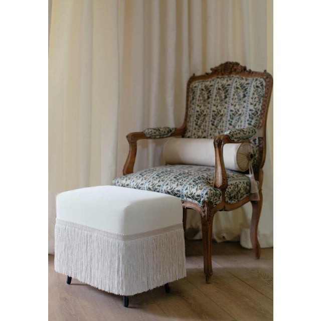 Not Yet Made - Made To Order Hutton Stool, Crema For Sale - Image 5 of 5