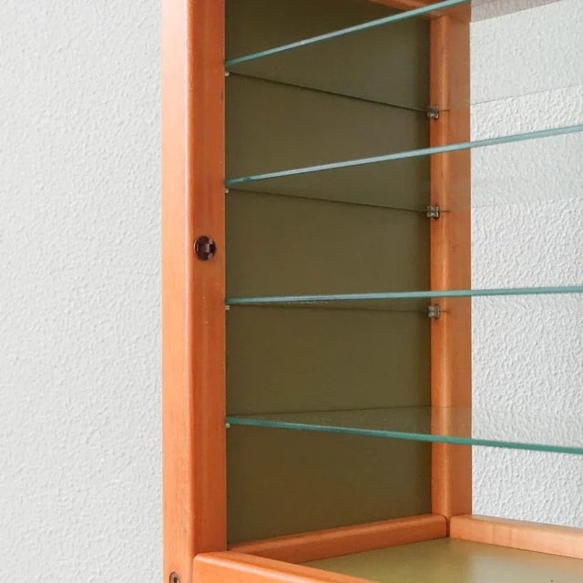 Vintage Profilsystem Glass Storage Units by Elmar Flötotto for Flötotto, 1980s, Set of 2 For Sale - Image 18 of 18