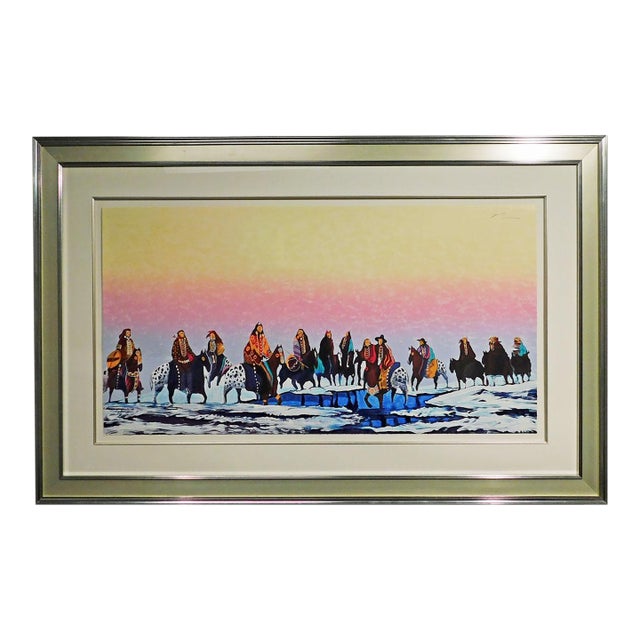 Arl Biss Turn of the Century Indians With New Hats and Old Hats St II #55 For Sale