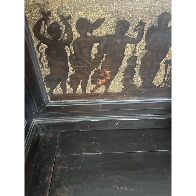 19th Century Italian Walnut Entryway Bench For Sale - Image 4 of 8