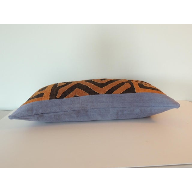 Vintage African Long Bolster Decorative Pillow 13 X 25 For Sale - Image 4 of 4
