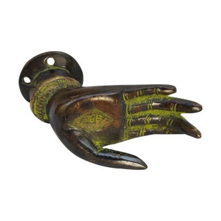 Bronze Hand Drawer Pull For Sale