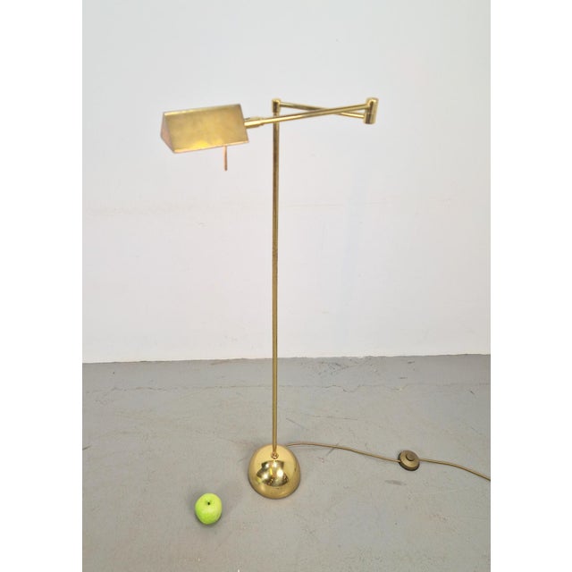 vintage sölken leuchten design regency brass floor lamp made of high-quality brass. The floor lamp is easy to adjust...