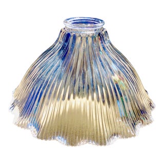 1900s Holophane Glass Shade For Sale