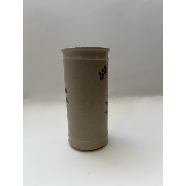 Mid-Century Modern Vintage Flower Vase by Kähler Pottery For Sale - Image 3 of 10