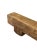 A sculptural bench crafted from solid teak wood, defined by its monolithic form and grounded proportions. The elongated...