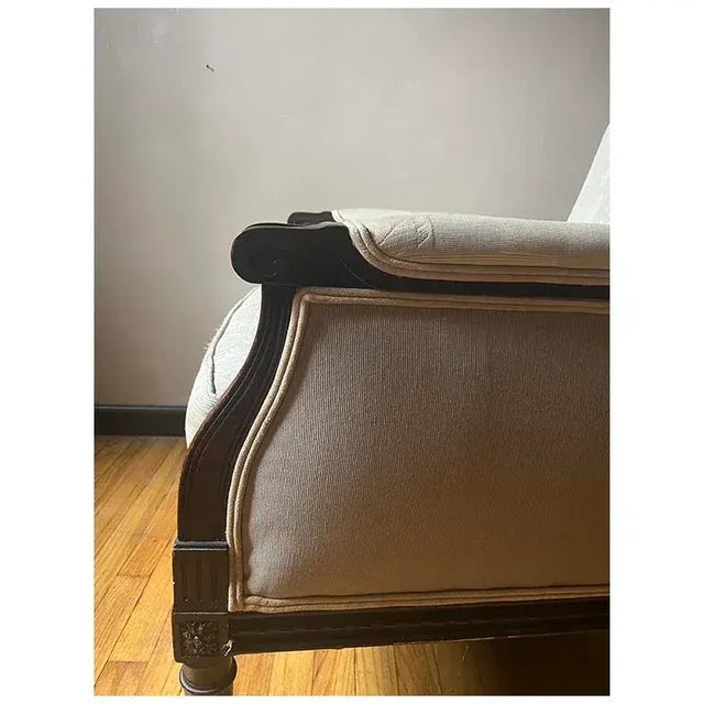 Wood Early 20th Century Louis XVI Bergère Chair For Sale - Image 7 of 13