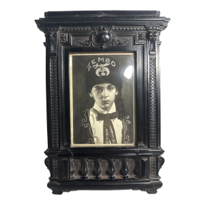 Original Lmt. Ed. Signed Ron English "Zembo Boy" 2009 Intaglio Print Framed