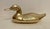 Vintage large brass duck "Decoy". Heavy for size. Nice detailing in the feathers, measures 15.5" wide x 6" deep x 6" high....