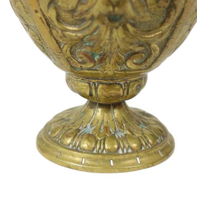 Brass Cup with Lid Mythical Figure For Sale - Image 6 of 16
