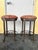 Pair of Vintage Swivel Stools -2 For Sale - Image 4 of 4