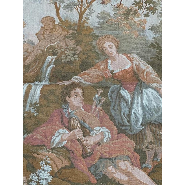 1980s Vintage French Jacquard Tapestry, 1980s For Sale - Image 5 of 18