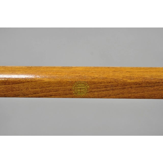 Vintage Fratelli Reguitti Italian Beech Wood 2 Tier Gentleman's Clothing Valet For Sale - Image 9 of 16
