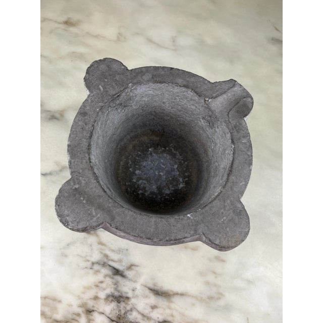 Mid-Century Modern Genoese Mortar in Stone, 1940 For Sale - Image 3 of 7