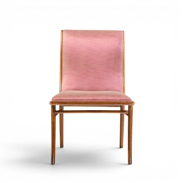 Mid 20th Century Robsjohn-Gibbings for Widdicomb Mid Century Walnut Dining Chairs - Set of 6 For Sale - Image 5 of 17