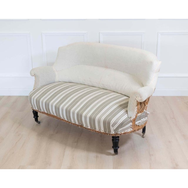 French 19th Century French arch top sofa, Ready to Upholster For Sale - Image 3 of 6