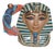 1990s Egyptian Revival Signed Royal Doulton Egyptian Pharaoh Tutankhamun Toby Character Jug For Sale